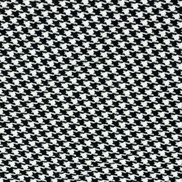 MERONA Scarf Women's One Size Black White Houndstooth Acrylic Fringe Soft Knit - Picture 5 of 9